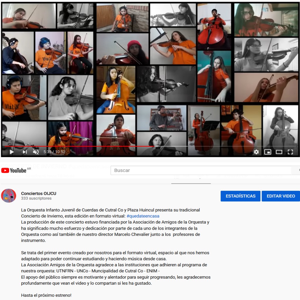 La Orquesta de los Chicos realizó un Concierto de Invierno